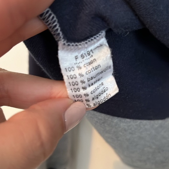 Lacoste Blue/Gray Polo Long Sleeve 40 - Picture 5 of 6